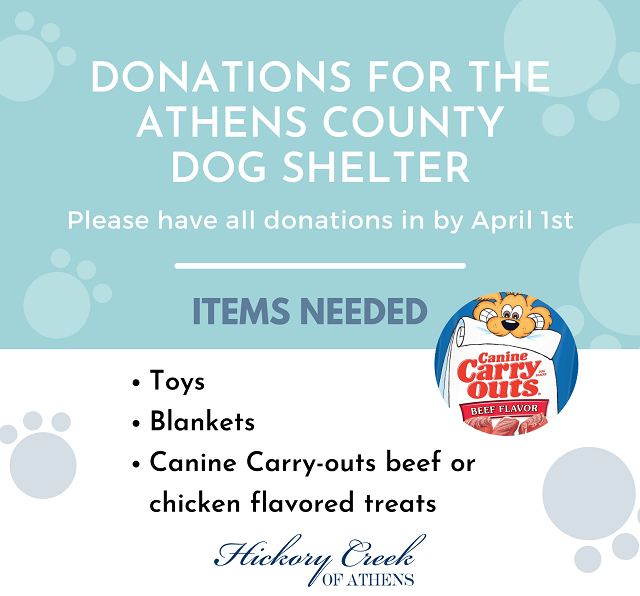 Donate to Athens County Dog Shelter